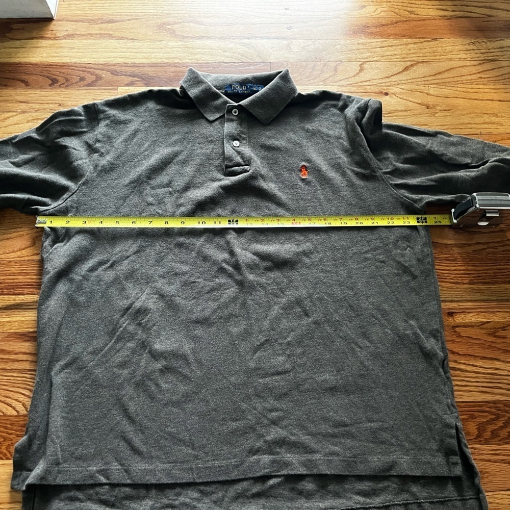 Polo Ralph Lauren Long Sleeve Loden Green Cotton Shirt Size XL - Picture 7 of 9